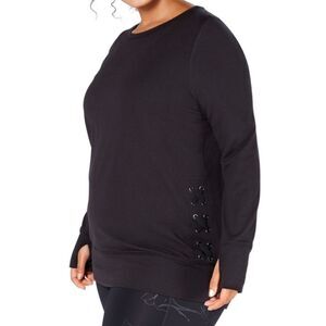 Ideology Plus Suze Sweatshirt Lace Up Side